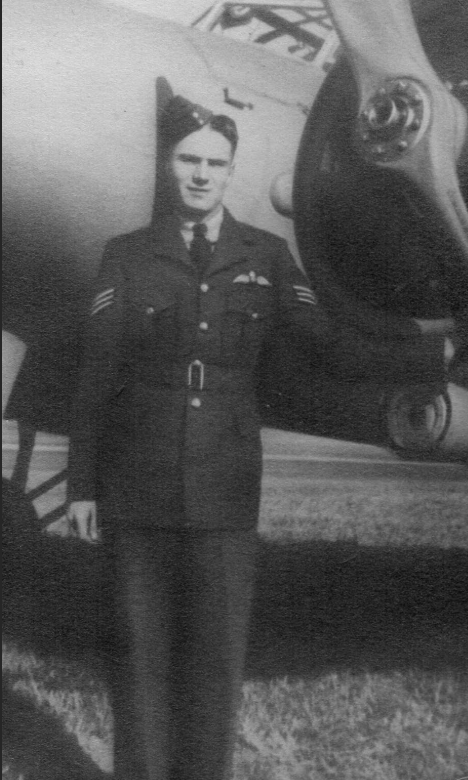 Portrait placeholder for Sergeant Pilot James French Fearnley