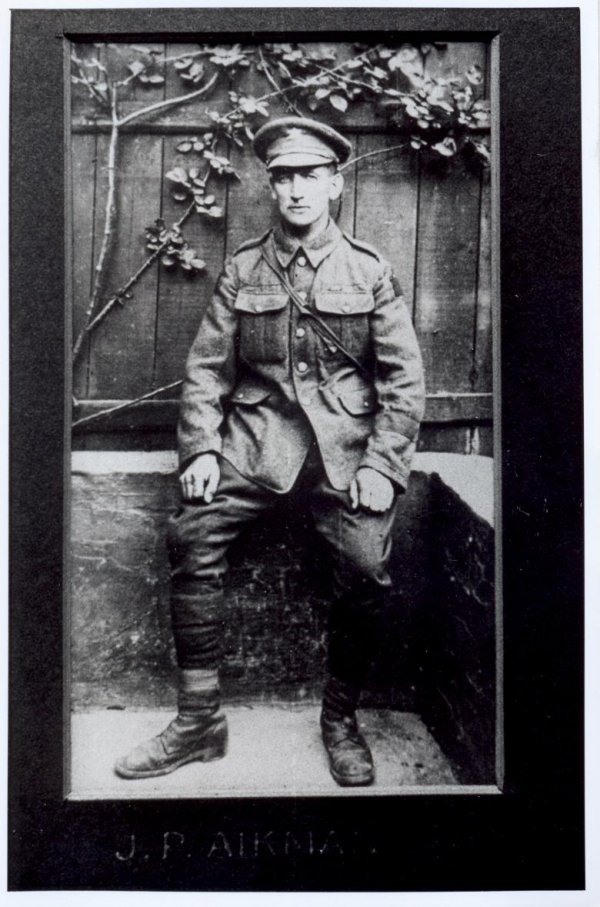 Portrait placeholder for Sergeant John Patterson Aikman MM