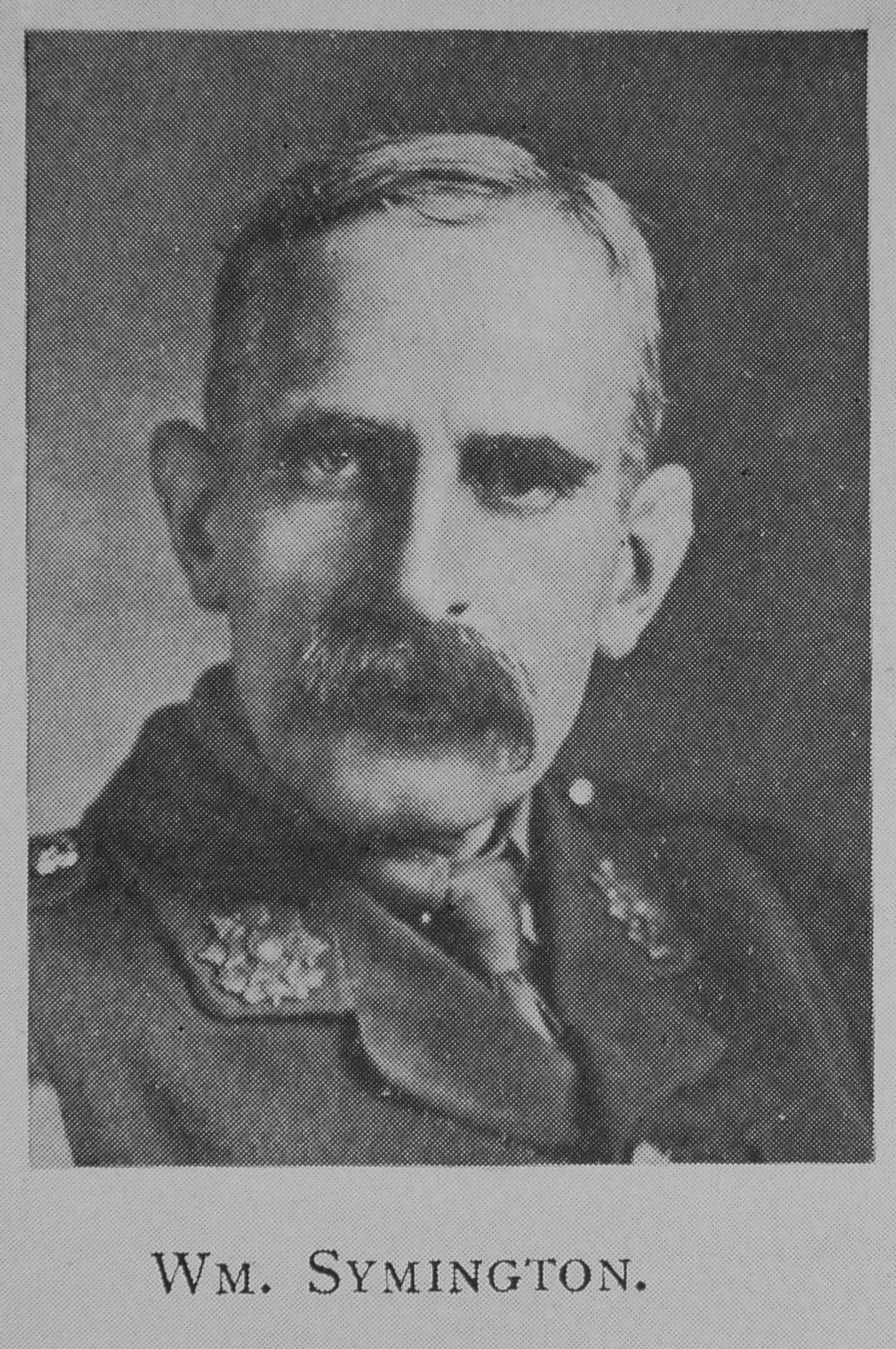 Portrait placeholder for Surgeon-Major William Symington TD